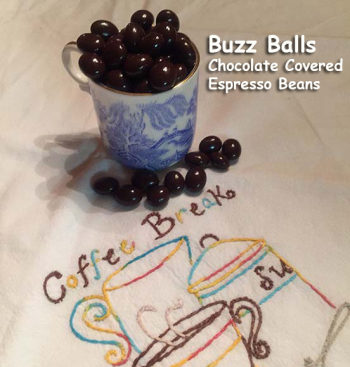 Buzz Balls (Chocolate Covered Espresso Beans)